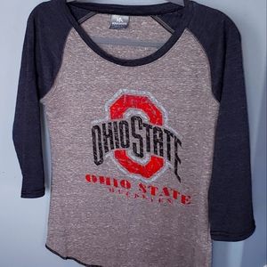 Ladies Medium OSU 3/4 sleeve Tee